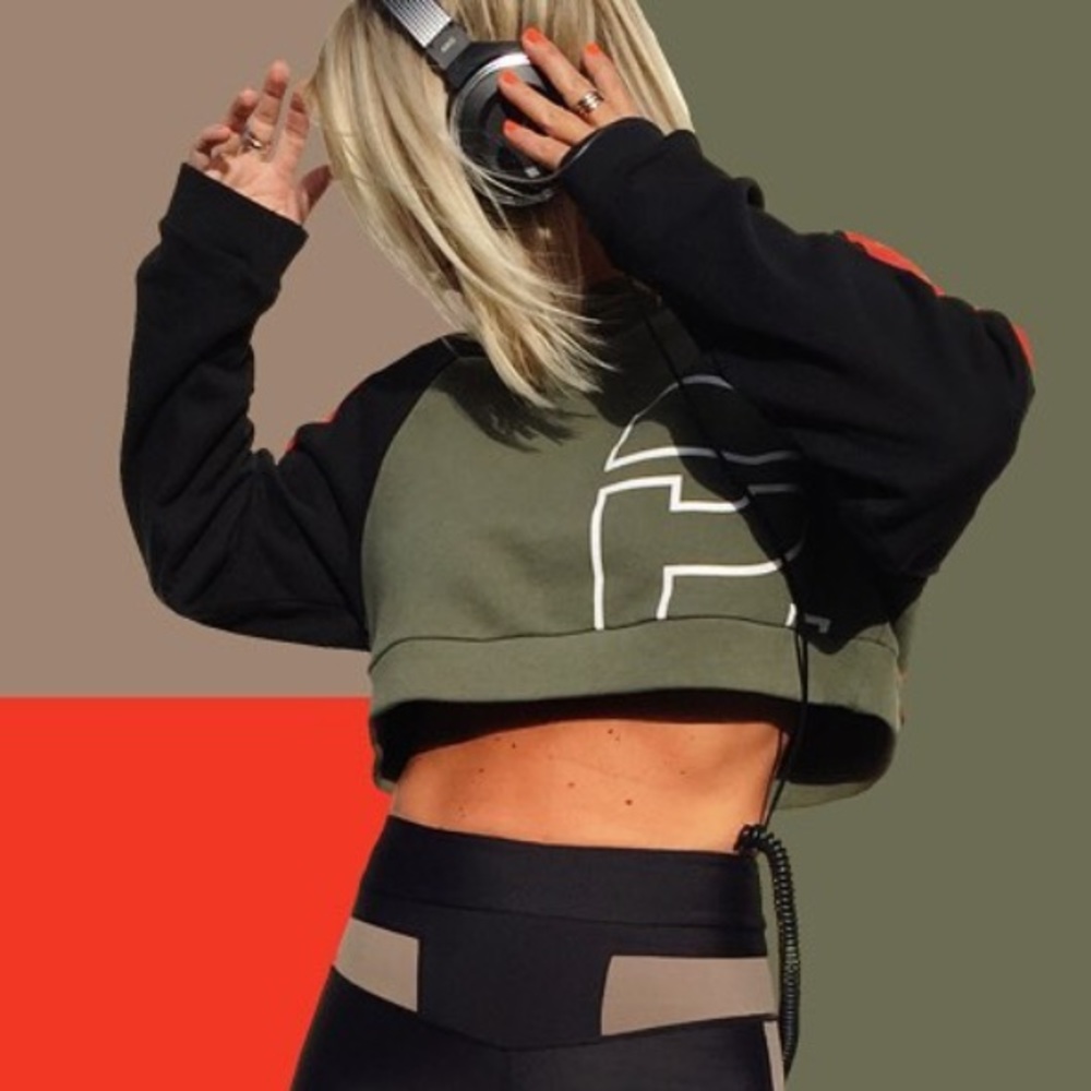 P.E Nation Cropped Sweatshirt
